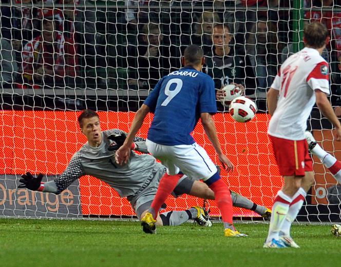 Polska - Francja. Wojciech Szczęsny