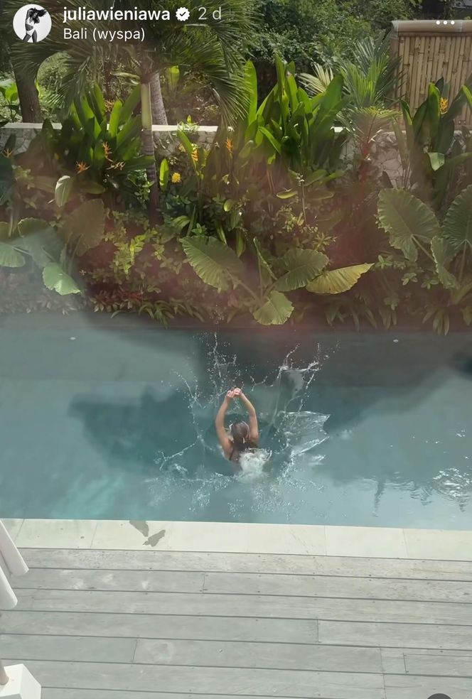 Julia Wieniawa na Bali