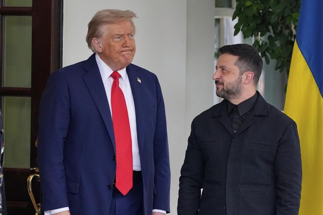 Trump i Zełeński w Białym Domu