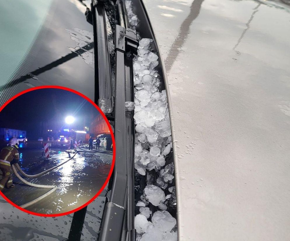 Trąba powietrzna nad Śląskiem! Potężne nawałnice i gradobicia w regionie