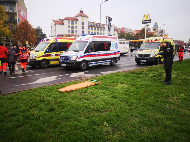 Wypadek na ul. Focha w Bydgoszczy! Wielu rannych! 