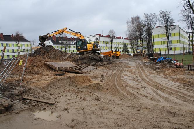 Parking na osiedlu Wieczorka