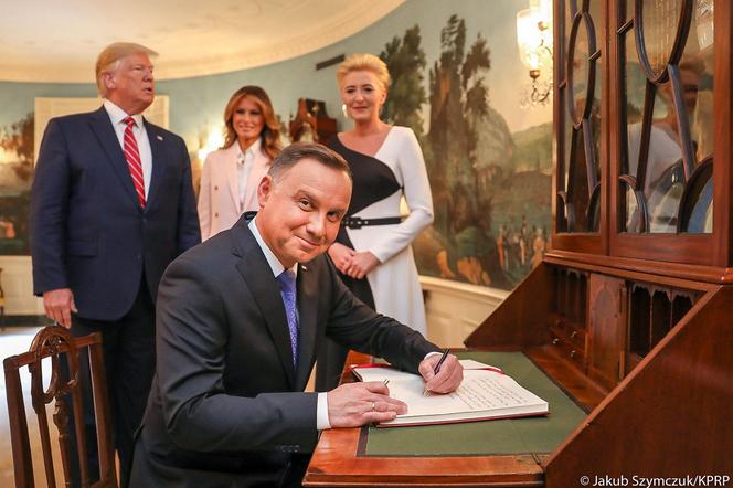 Andrzej Duda, Donald Trump