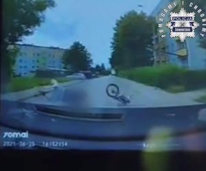 Jaworzno: 7-latek wjechał rowerem pod BMW. Sprawa będzie miała finał w sądzie. Drastyczne nagranie
