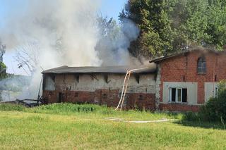 Gigantyczny pożar domu w Grudziądzu! Na miejscu 13 zastępów straży pożarnej [ZDJĘCIA]