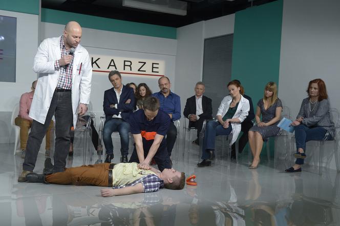 Lekarze 4 sezon. Konferencja prasowa serialu. Szymon Bobrowski