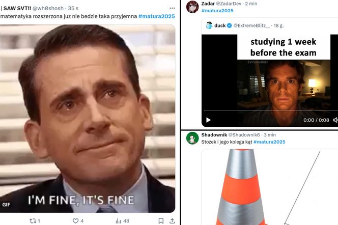 Matura 2025: matematyka. Kapitalne memy. To śmiech przez łzy. "Jakie to prawdziwe" [6.05.2025]