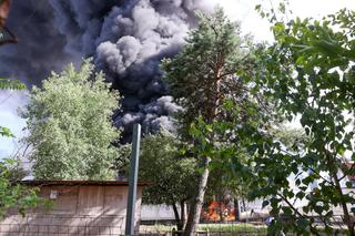 Wybuch w Woli Łaskiej koło Łodzi. Płonie zakład utylizacji odpadów