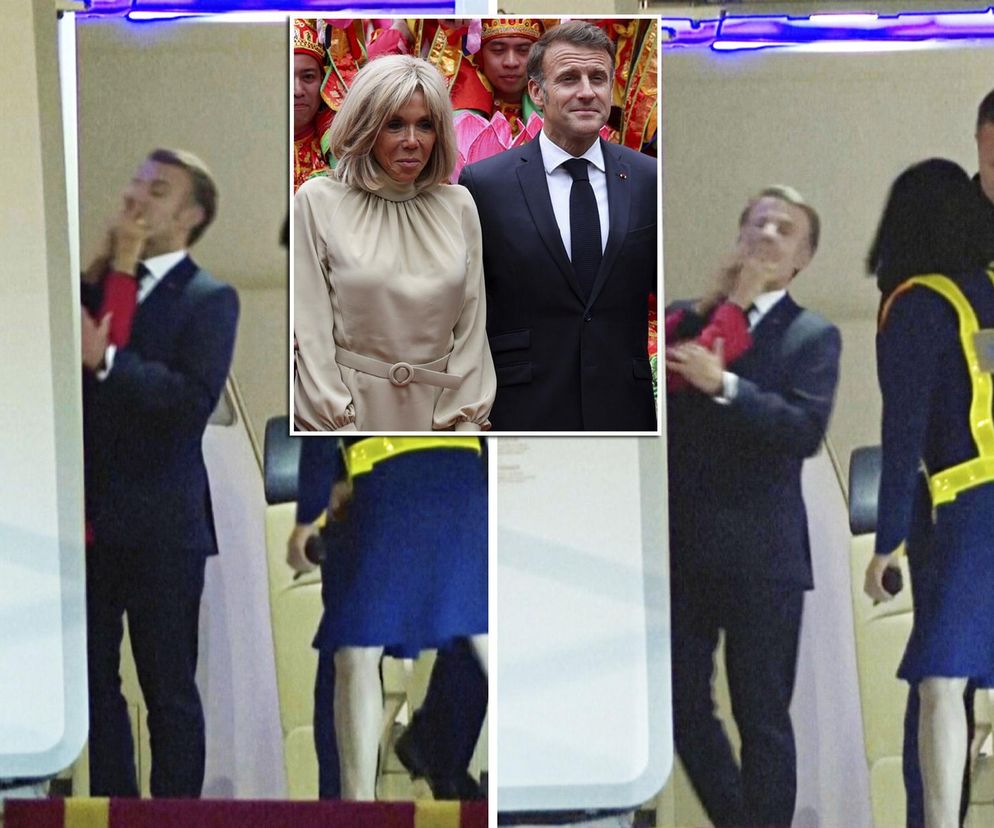 Francja/ Pałac Elizejski tonuje gwałtowny gest Brigitte Macron wobec męża, uchwycony przez kamery