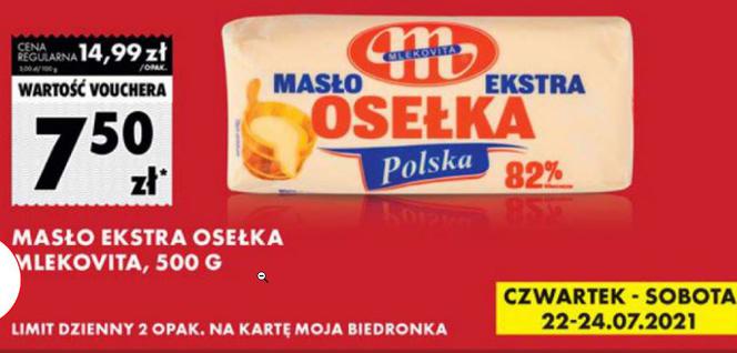 Osełka masła od Mlekovity