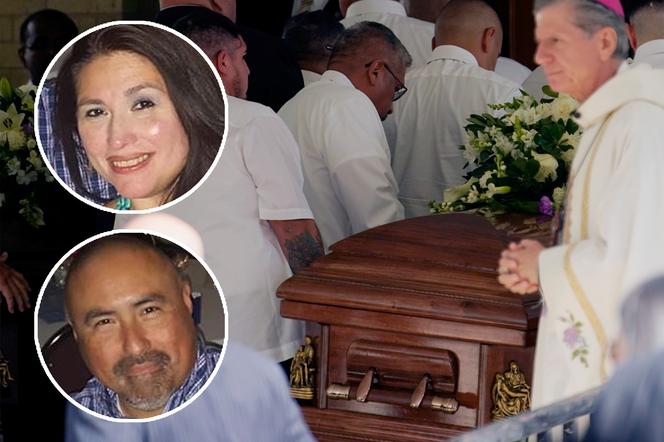  Żonę zastrzelił morderca, mężowi pękło serce. Wzruszający pogrzeb 