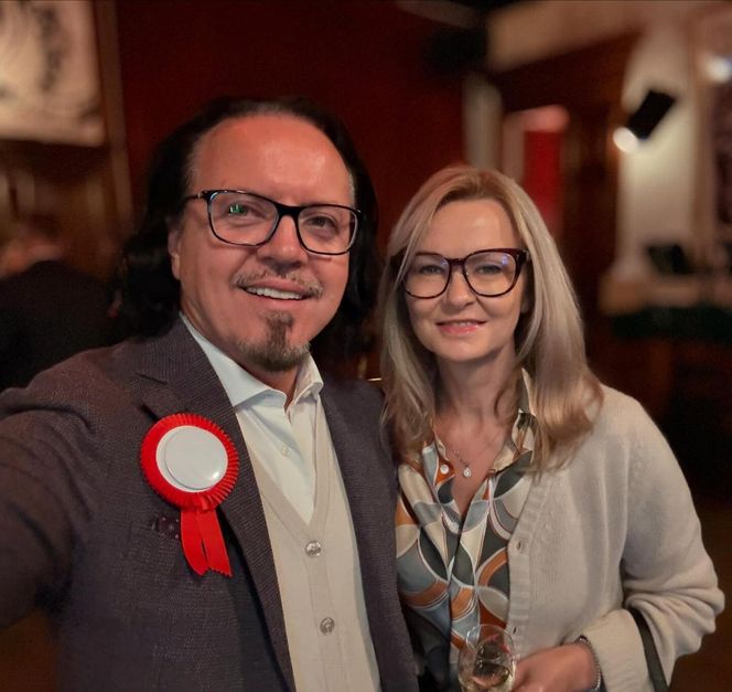 Wojciech Balczun z żoną