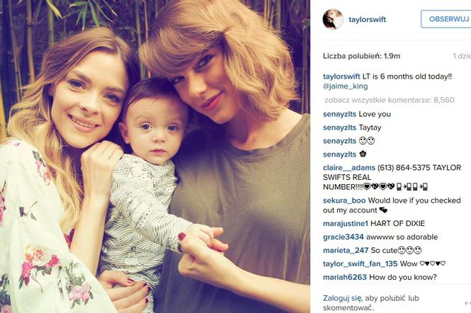 Taylor Swift z chrześniakiem