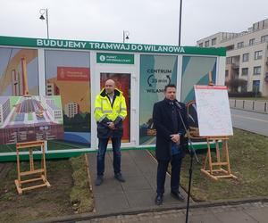 Budowa tramwaju do Wilanowa nabiera tempa. Prace wchodzą w decydujący etap