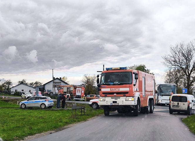 Wypadek DK46 w powiecie częstochowskim