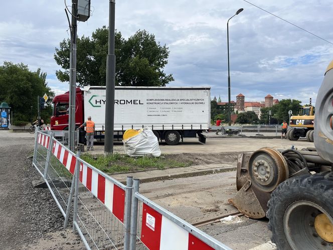 Remont mostu Grunwaldzkiego w Krakowie