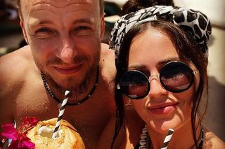 Piotr Kupicha z żoną Eweliną Sienicką