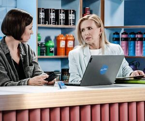 Pierwsza miłość odc. 4076. Kinga (Aleksandra Zienkiewicz), Marysia (Aneta Zając)