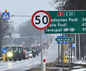 Protest rolników w Zbuczynie