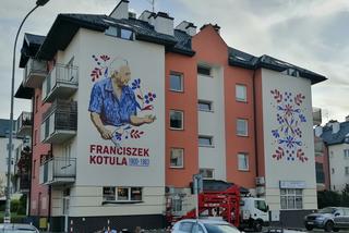 Franciszek Kotula na muralu w Rzeszowie