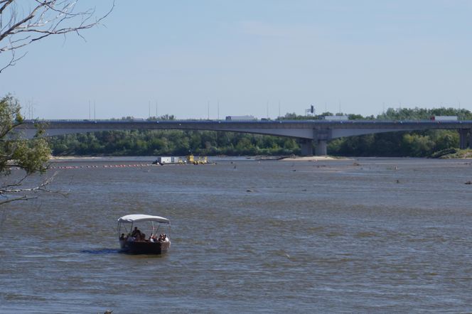 Plaża Romantyczna nad Wisłą w Warszawie