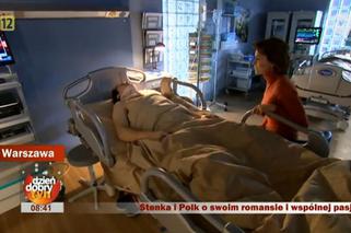 Dzień dobry TVN na planie serialu Lekarze. Danuta Stenka
