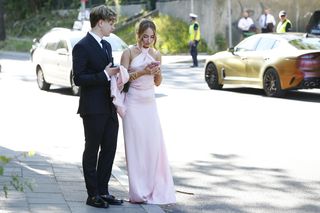 Angelika Mucha wystroiła się na przyjęcie u ambasadora USA. Taką sukienkę wybrała