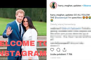 Meghan i Harry bija rekordy, ich konto na instagramie w ciagu 6godzin polubiło milion osób!