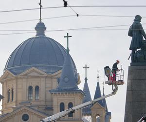 Pomnik Tadeusza Kościuszki na Placu Wolności w Łodzi będzie wyglądał jak nowy