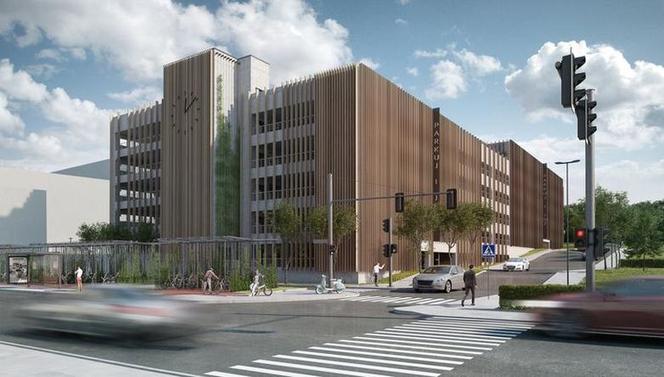 Bydgoszcz: Parking na Grudziądzkiej rośnie w oczach. Zobacz zdjęcia z placu budowy