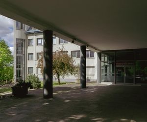 Kościół projektu Wiwulskiego / Dom Kultury Budowlanych w Wilnie
