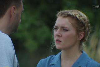 M jak miłość odc. 1409. Bartek (Arkadiusz Smoleński), Ula (Iga Krefft)