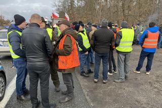 Protest rolników w Kujawsko-Pomorskiem. Zdjęcia z okolic Aleksandrowa Kujawskiego
