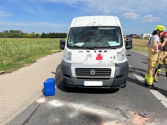 Wypadek z udziałem trzech samochodów we Włoszakowicach