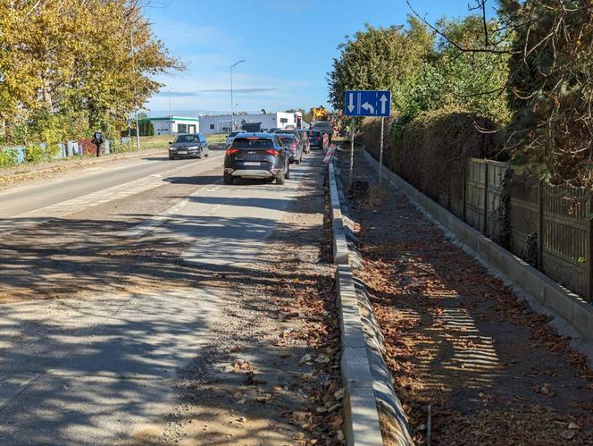 Utrudnienia na ul. Nakielskiej w Tarnowskich Górach. Prace na finiszu