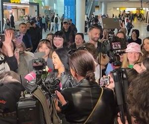 Tak fani powitali Justynę Steczkowską na lotnisku. Były łzy i tulenie. Byłaś najlepsza!