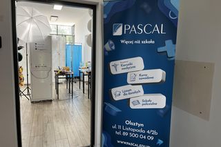 Wakacyjny patrol Eska Summer City w olsztyńskim oddziale Szkoły Policealnej Pascal