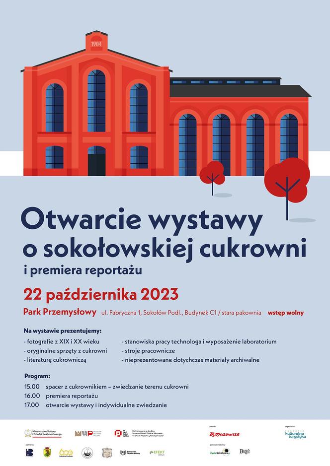 Wystawa o cukrowni w Sokołowie