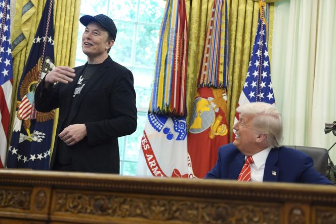 Elon Musk w Białym Domu z podbitym okiem 