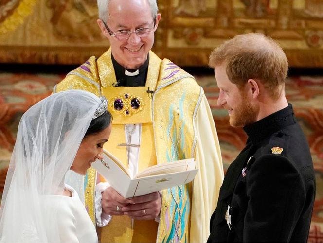 PRZYSIĘGA MAŁŻEŃSKA KSIĘCIA HARRY'EGO I MEGHAN MARKLE.