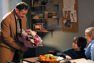 Barwy szczęścia odc. 3227. Sonia (Weronika Nockowska), Mateuszek (Filip Kowalewicz), Robert Stefaniak (Paweł Ławrynowicz)