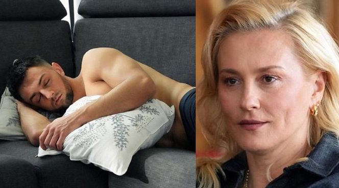 Barwy szczęścia, odcinek 3260.  Mirek (Oliwier Kozłowski), Justyna Zytko (Sylwia Juszczak-Krawczyk)