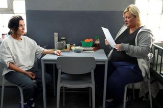 Barwy szczęścia odc. 3117. Kasia (Katarzyna Glinka), Brygida (Katarzyna Cynke)