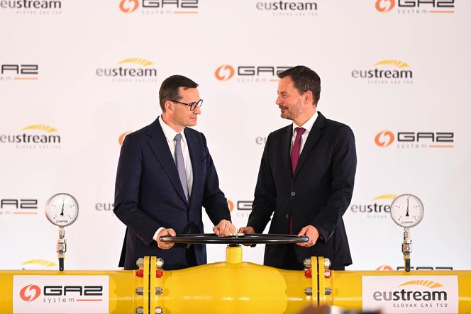 Premier Mateusz Morawiecki i premier Słowacji Eduard Heger 