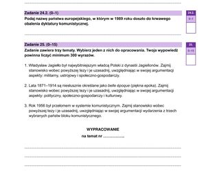 Matura historia 2025: Odpowiedzi i arkusze CKE [19.05.2025] nowa formuła 2023	