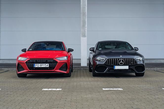 Audi RS7 Sportback 4.0 TFSI V8 vs. Mercedes-AMG GT 4-Door Coupe 63 S 4MATIC+