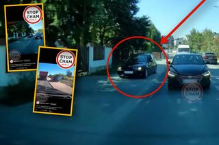 Spieszyło mu się, więc zrobił coś głupiego. Szaleniec w BMW pędził chodnikiem! Internauci wściekli. Debil!
