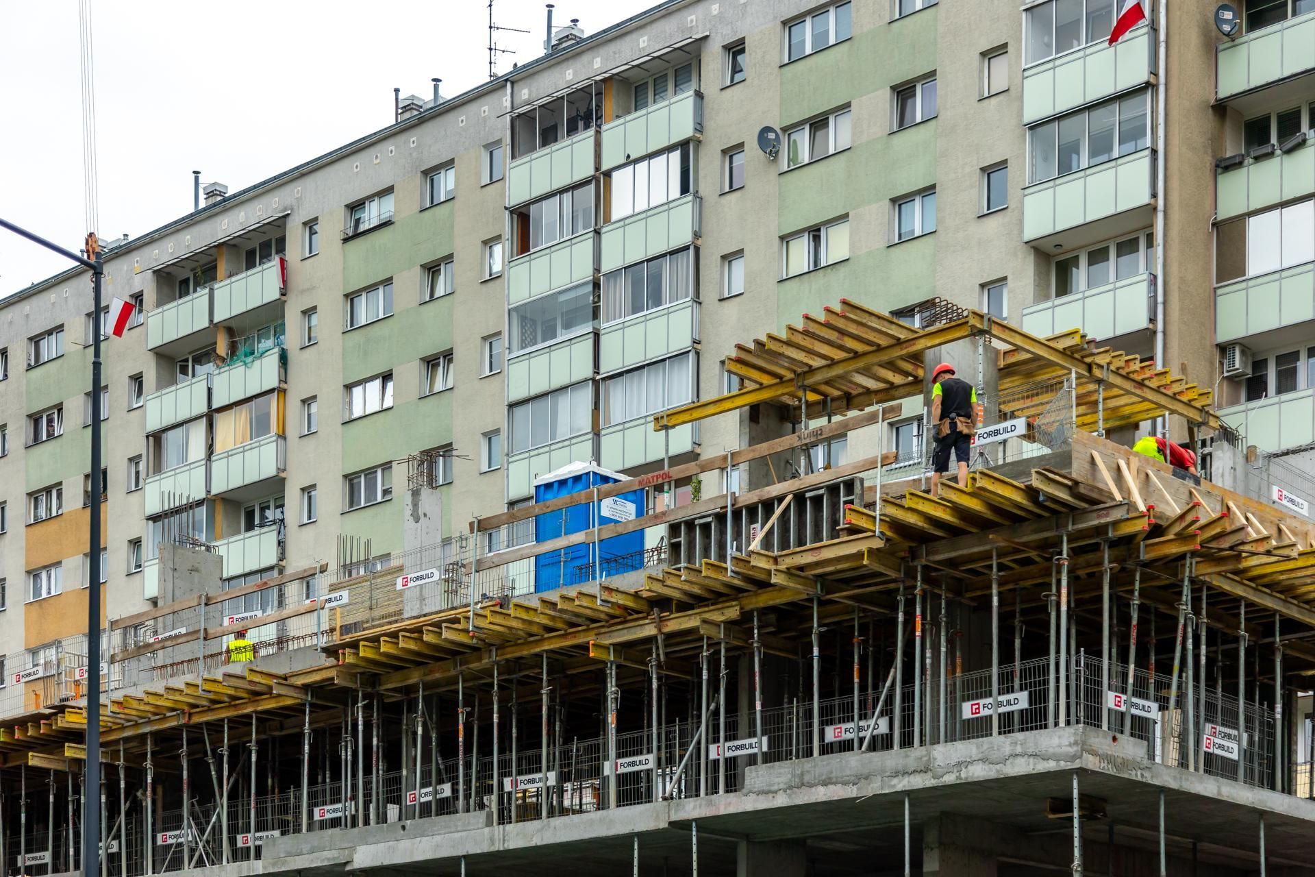 Inwestycja Wola Księcia Janusza w Warszawie w budowie