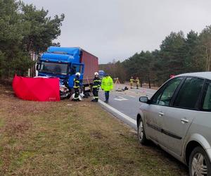 Tragiczny wypadek w miejscowości Przyłubie pod Bydgoszczą. Zdjęcia z miejsca zdarzenia