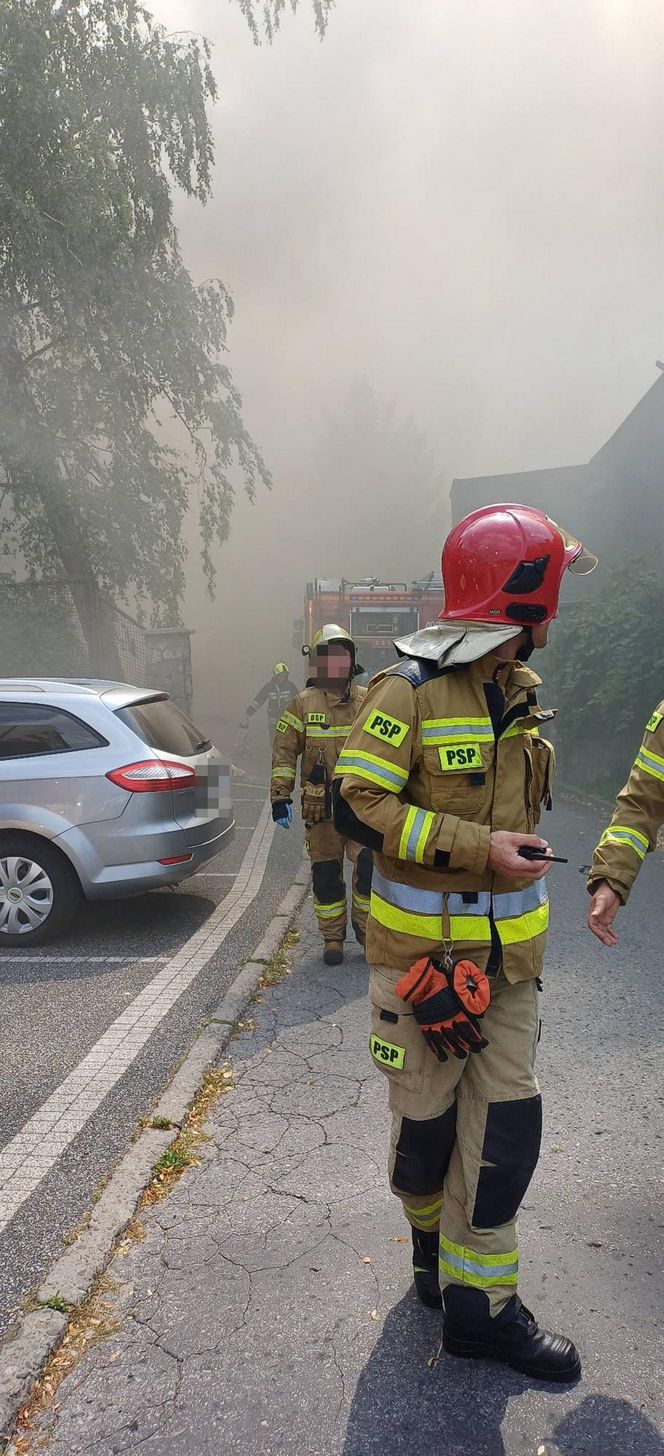 Pożar hotelu Senator w Starachowicach